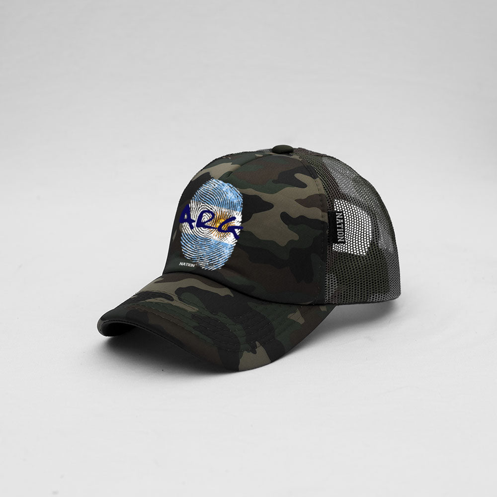 Argentina Fingerprinted Hat Trucker
