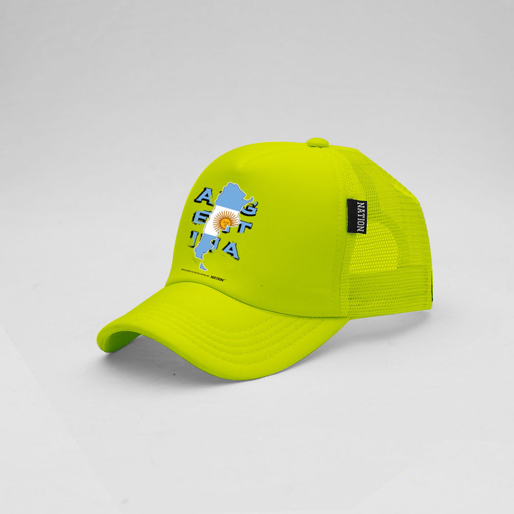 Argentina Map Hat Trucker