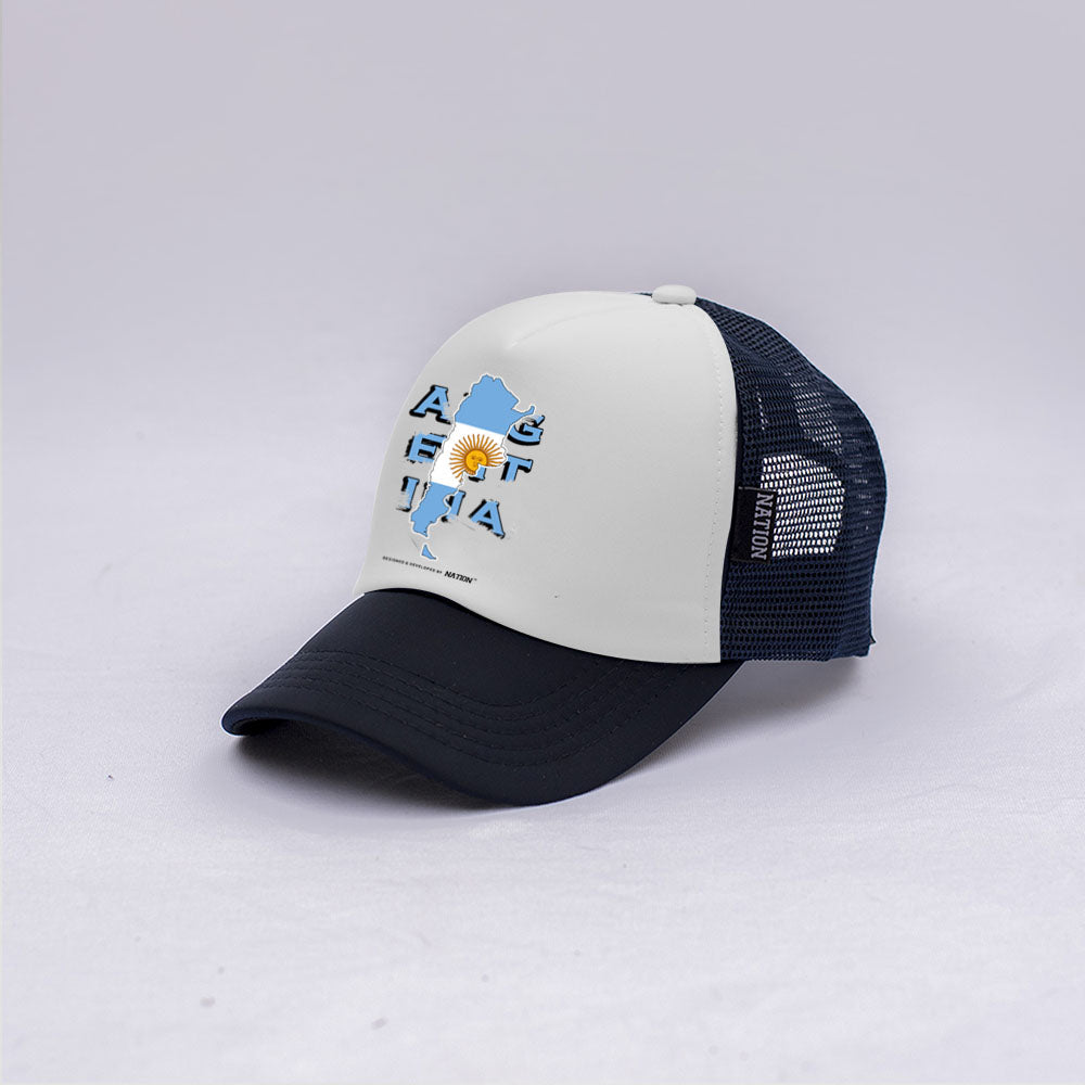 Argentina Map Hat Trucker