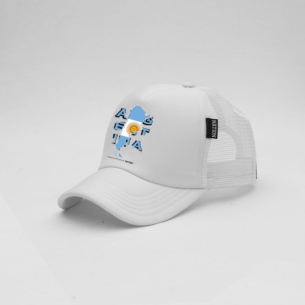 Argentina Map Hat Trucker