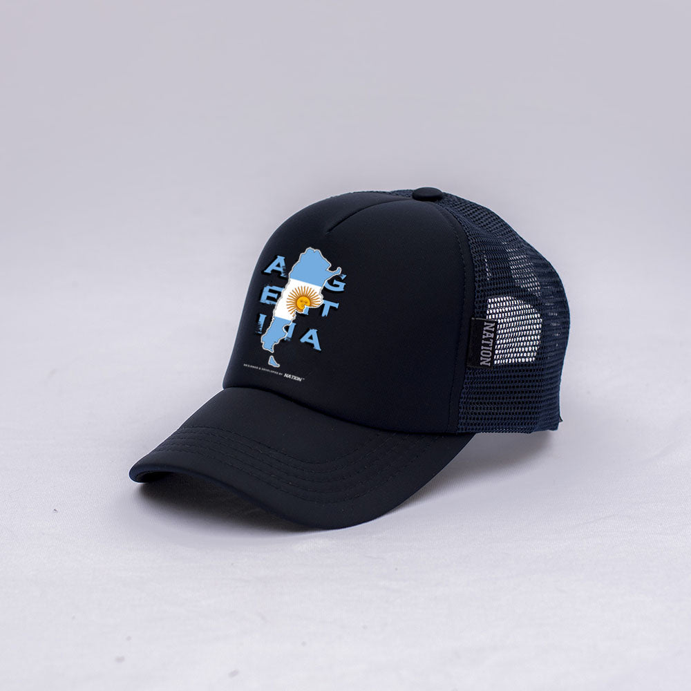Argentina Map Hat Trucker