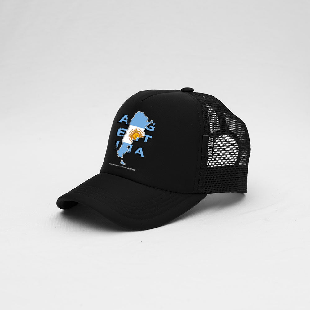 Argentina Map Hat Trucker
