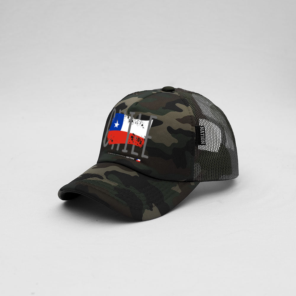 Chile Flag Hat Trucker
