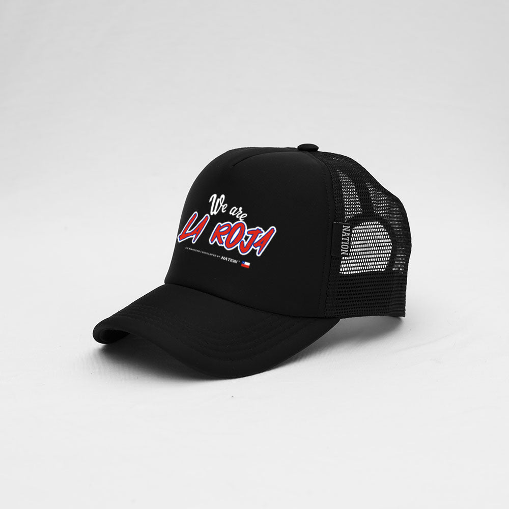 We are La Roja Hat Trucker