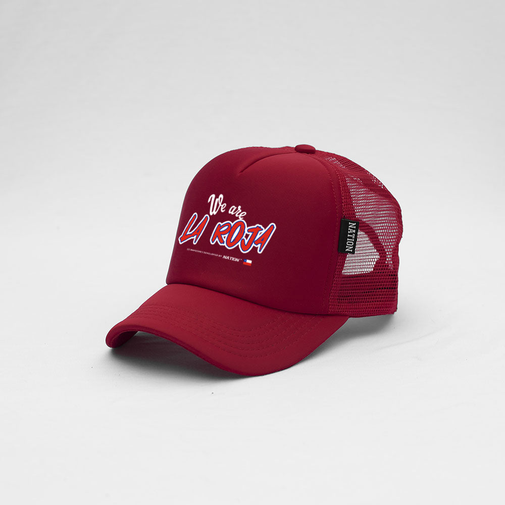 We are La Roja Hat Trucker