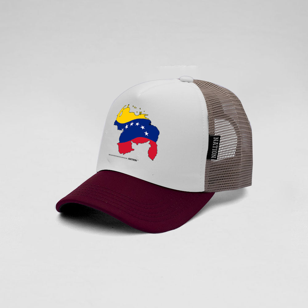 Venezuela Map Hat Trucker