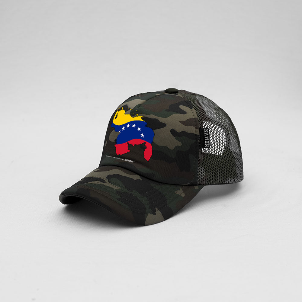 Venezuela Map Hat Trucker