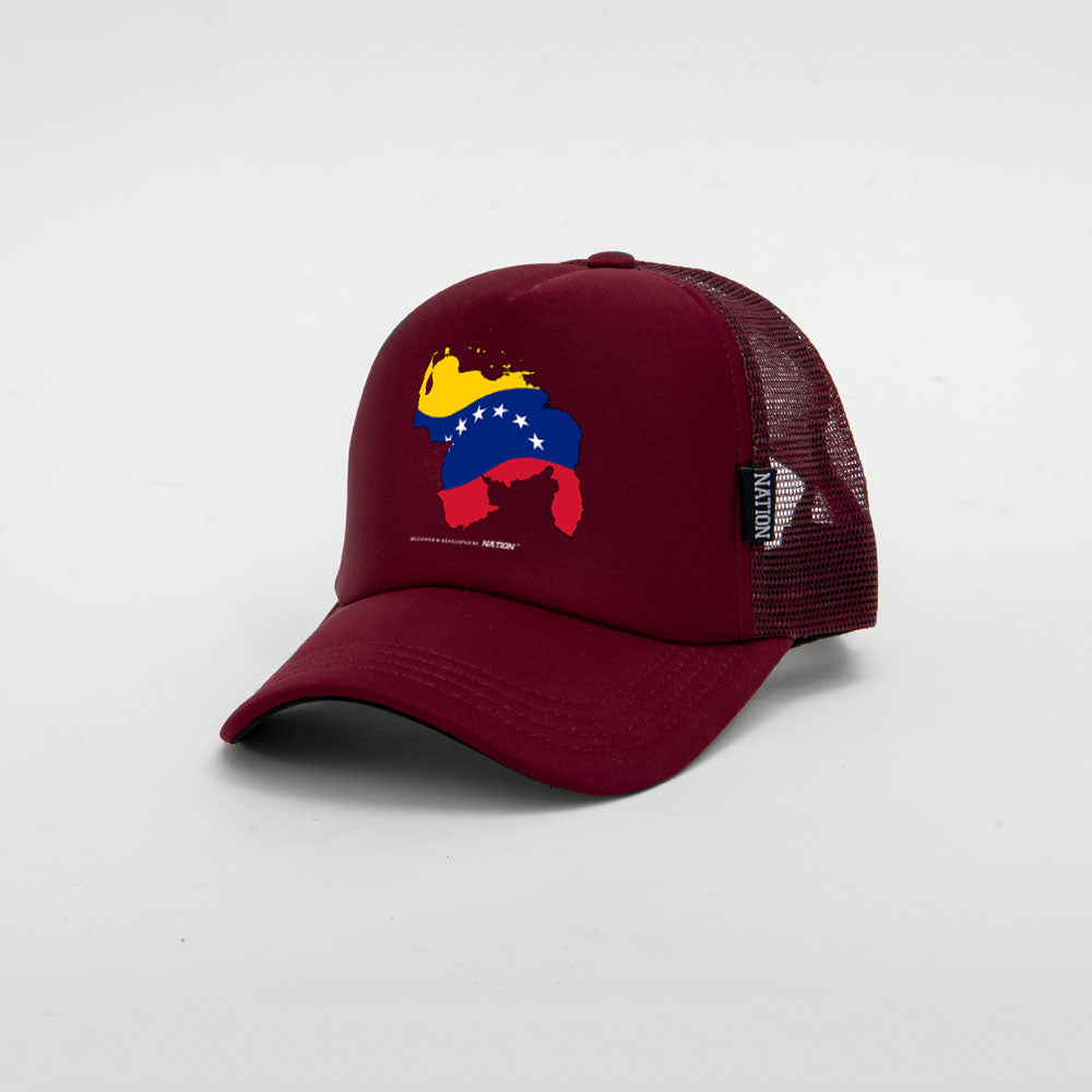 Venezuela Map Hat Trucker