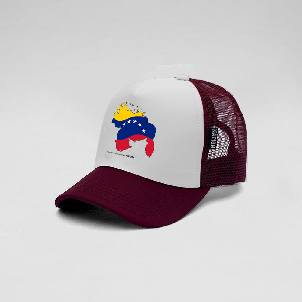 Venezuela Map Hat Trucker