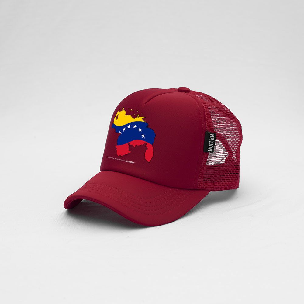 Venezuela Map Hat Trucker